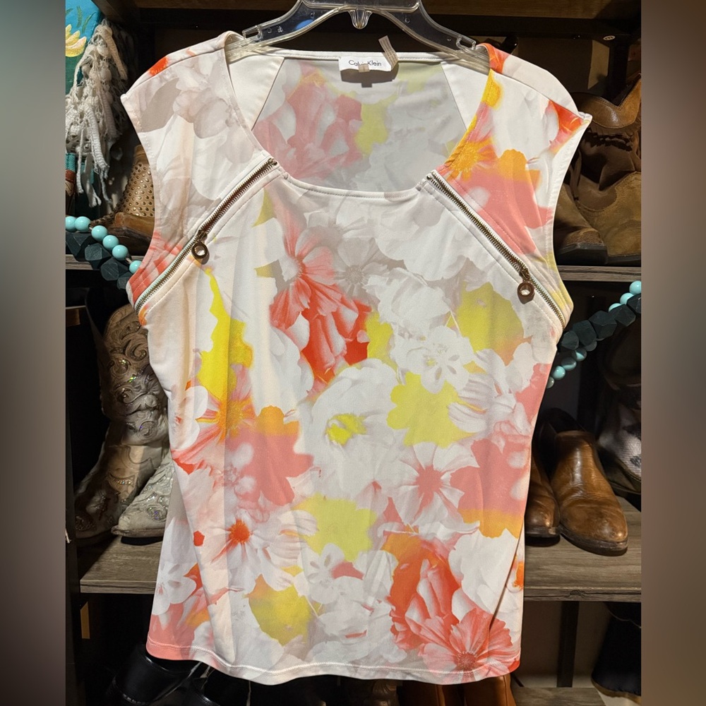 Calvin Klein top size large